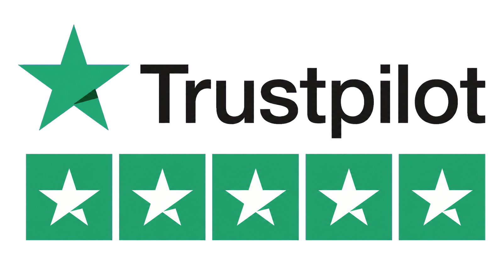 Trustpilot five-star rating