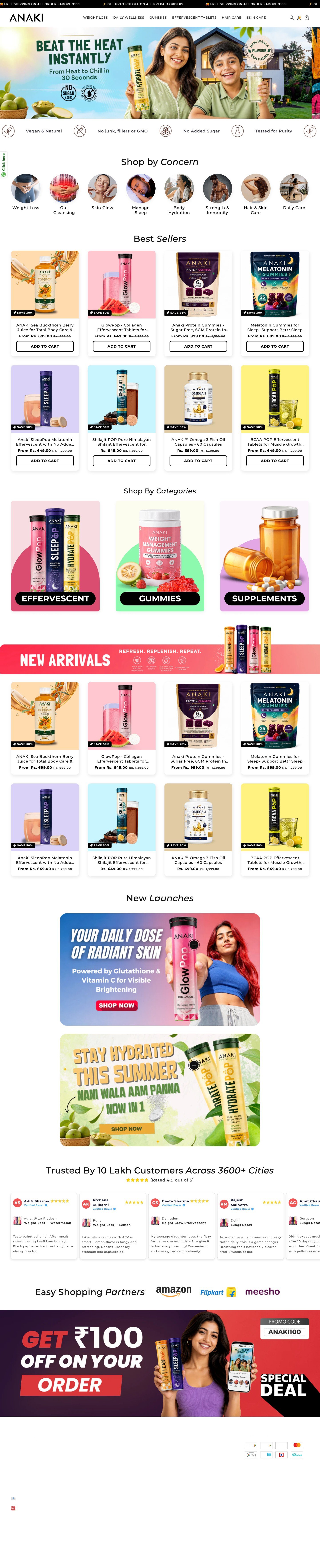 Anaki Herbal full desktop storefront view