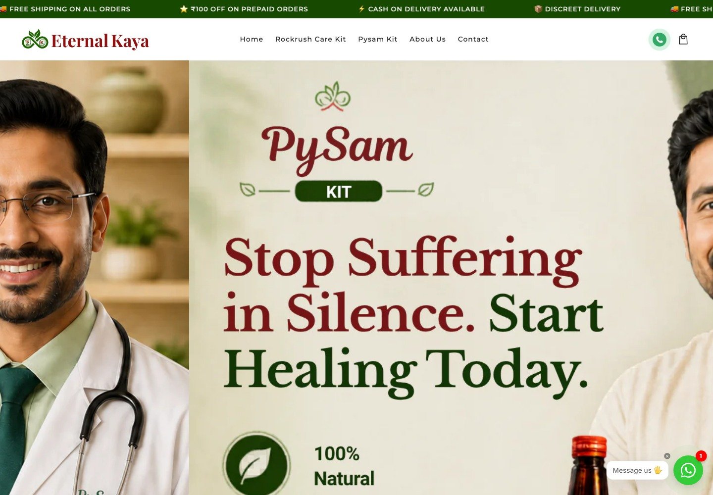 Eternal Kaya desktop storefront