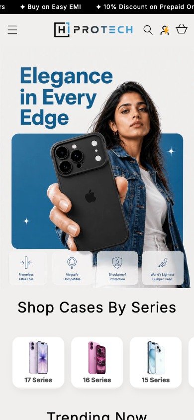 Hiprotech mobile storefront