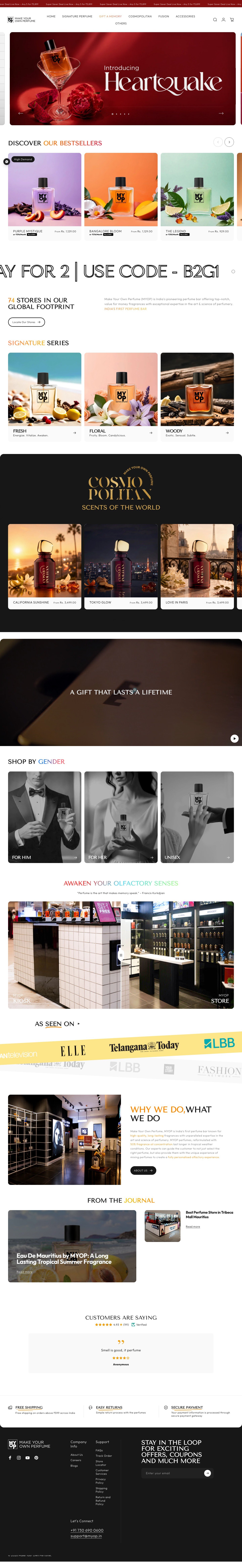 MYOP full desktop storefront view
