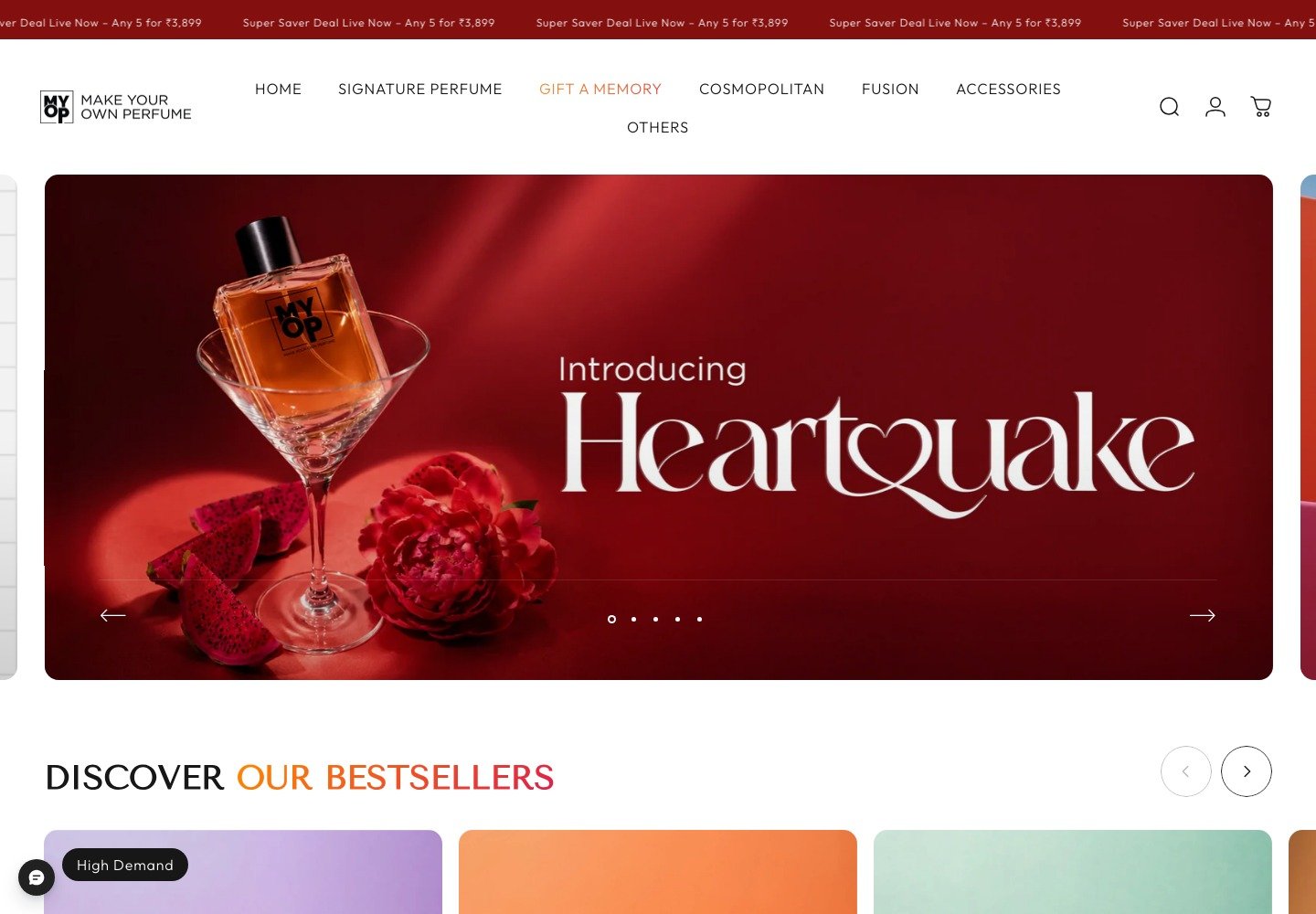 MYOP desktop storefront