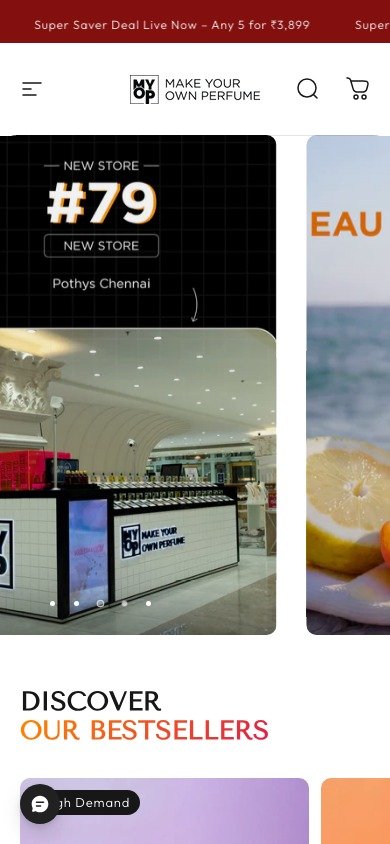 MYOP mobile storefront