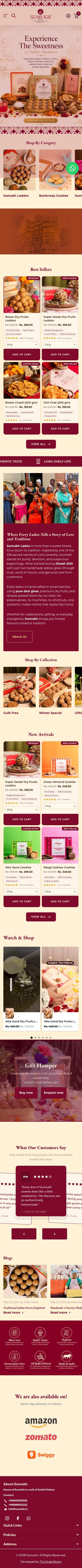 Sumukh full mobile storefront view